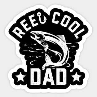 Reel Cool Dad Sticker